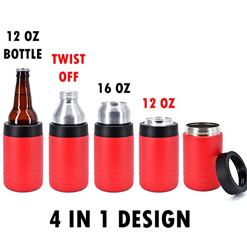 4-in-1 Insulated 12 oz Can Cooler - Blank