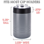 4-in-1 Insulated 12 oz Can Cooler - Blank