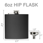 6 oz Hip Flask - Custom Engraved
