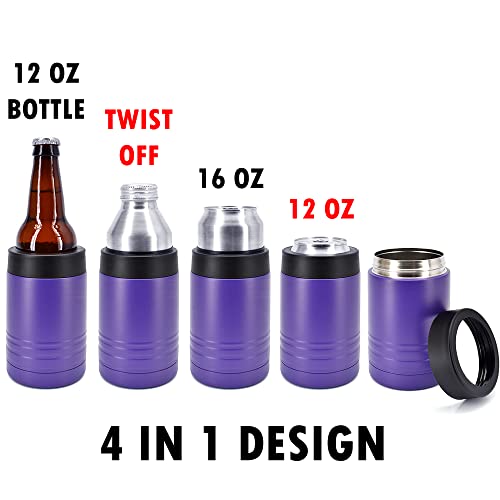 4-in-1 Insulated 12 oz Can Cooler - Blank