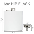 6 oz Hip Flask - Custom Engraved