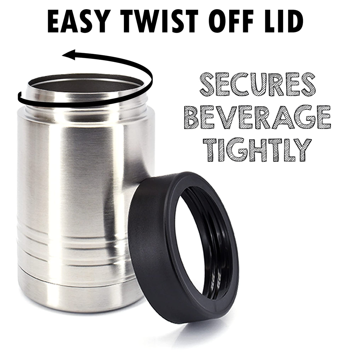4-in-1 Insulated 12 oz Can Cooler - Blank