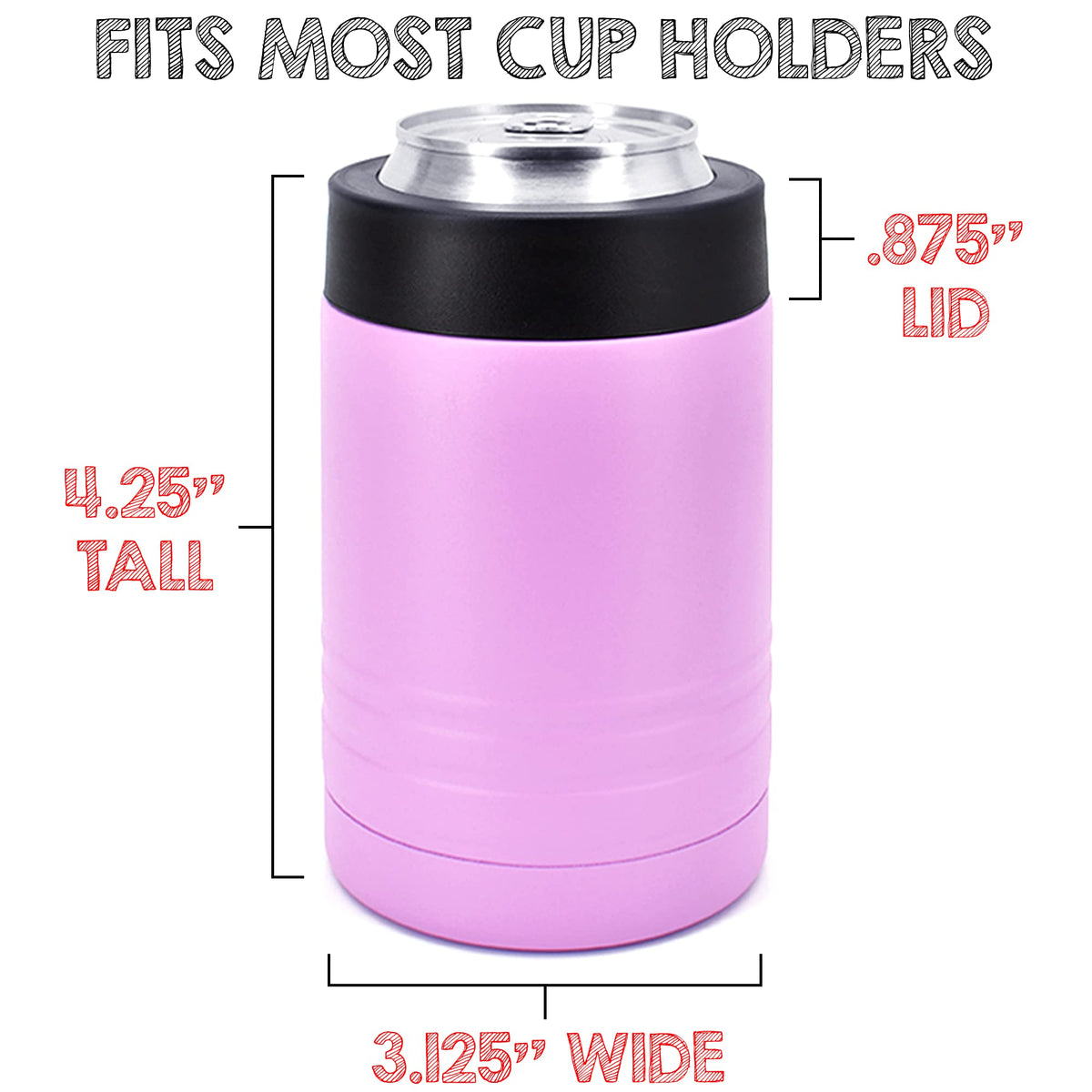 4-in-1 Insulated 12 oz Can Cooler - Blank