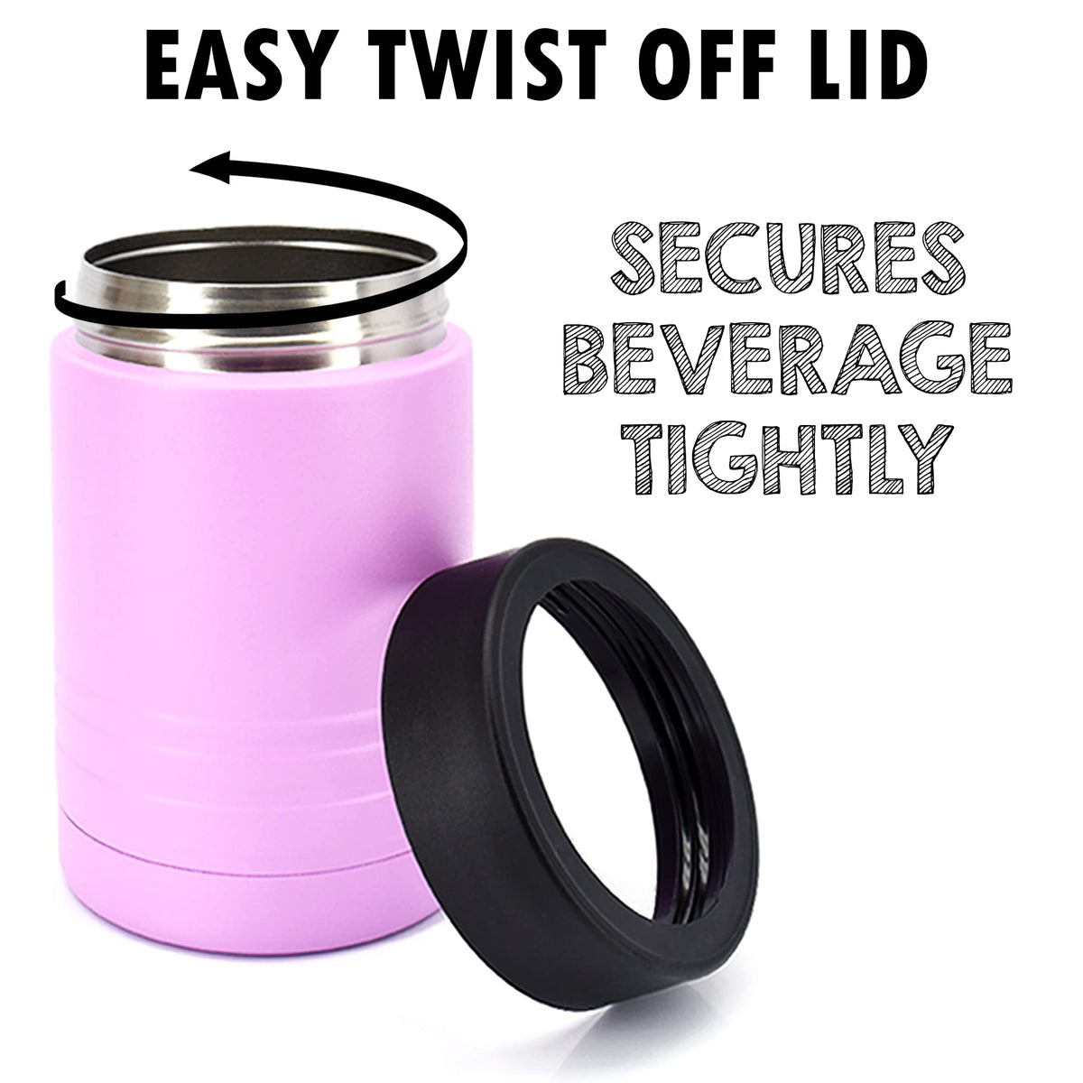 4-in-1 Insulated 12 oz Can Cooler - Blank