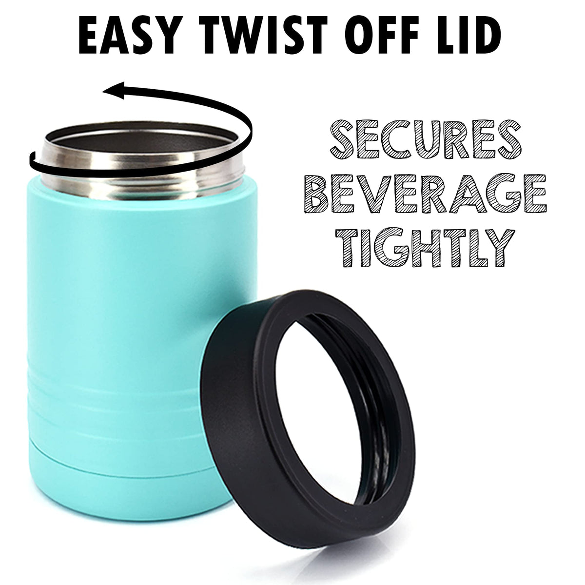 4-in-1 Insulated 12 oz Can Cooler - Blank