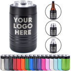 4-in-1 Insulated 12 oz Can Cooler - Custom Engraved