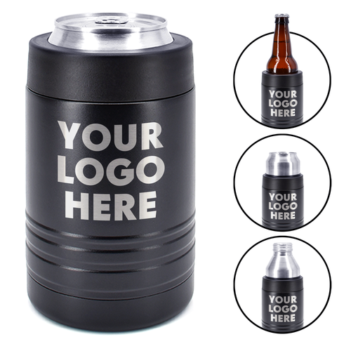 4-in-1 Insulated 12 oz Can Cooler - Custom Engraved