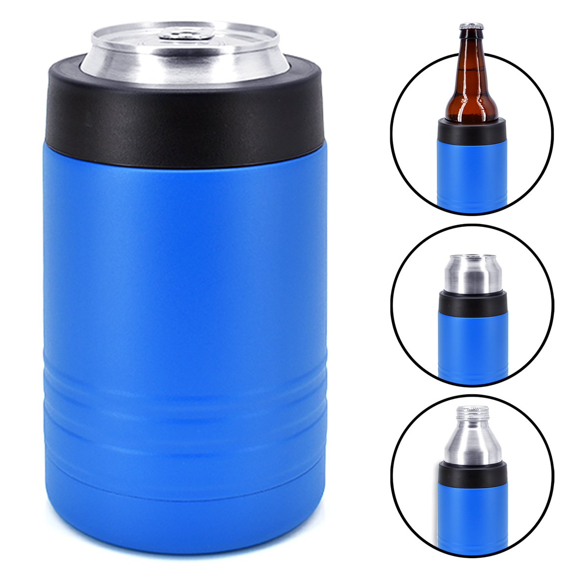 4-in-1 Insulated 12 oz Can Cooler - Blank
