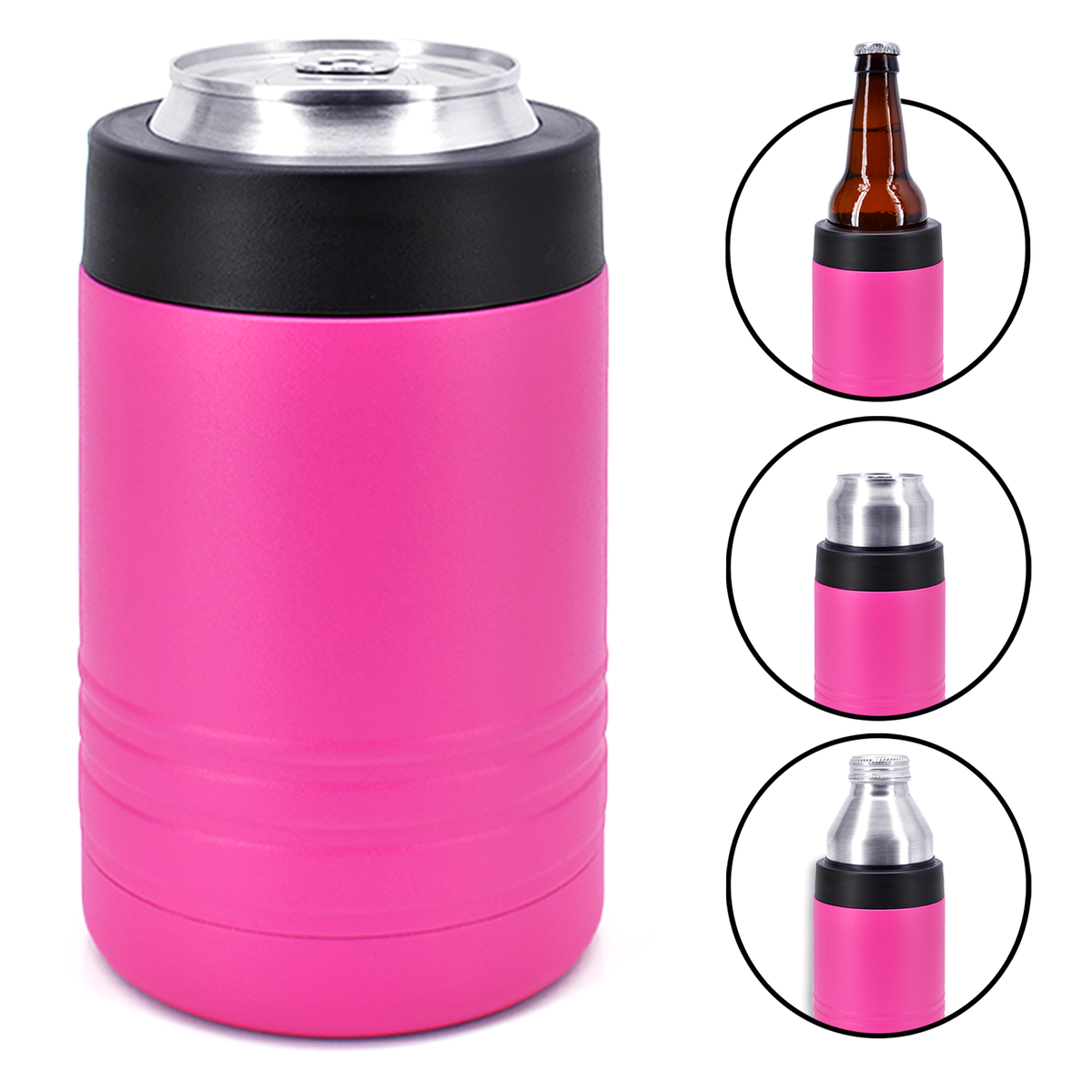 4-in-1 Insulated 12 oz Can Cooler - Blank