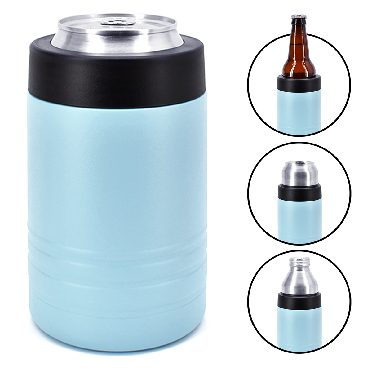 4-in-1 Insulated 12 oz Can Cooler - Blank