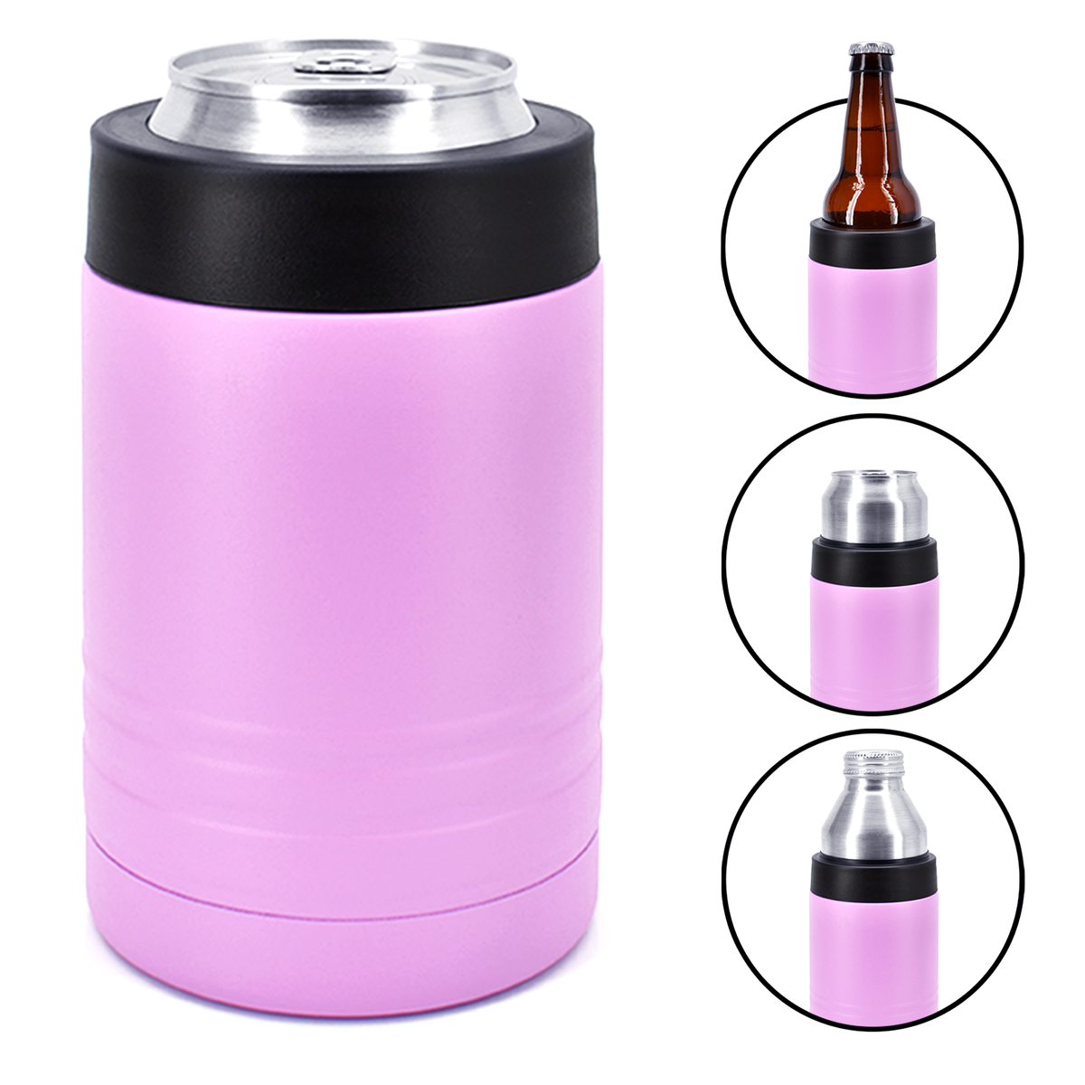 4-in-1 Insulated 12 oz Can Cooler - Blank