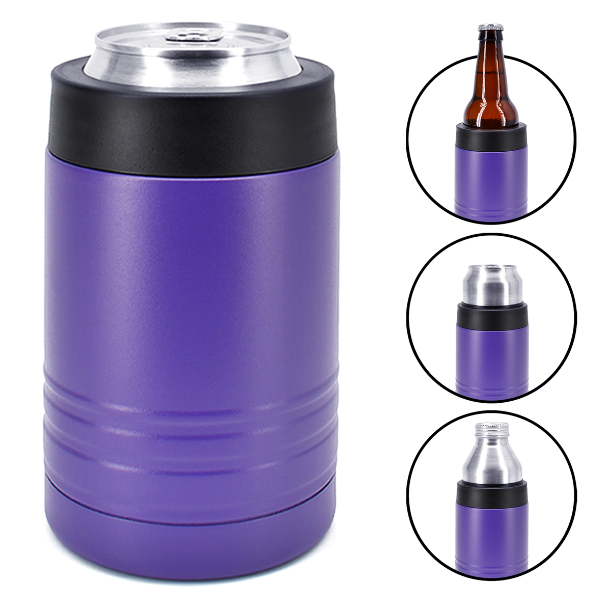 4-in-1 Insulated 12 oz Can Cooler - Blank