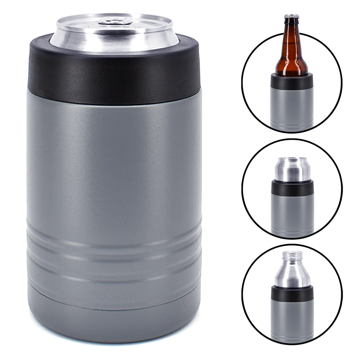 4-in-1 Insulated 12 oz Can Cooler - Blank