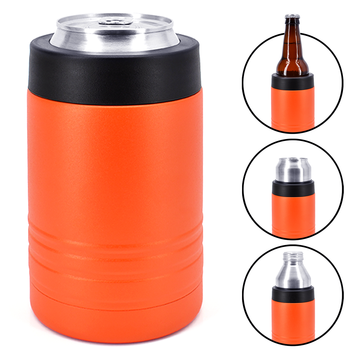4-in-1 Insulated 12 oz Can Cooler - Blank