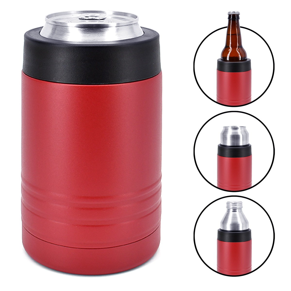 4-in-1 Insulated 12 oz Can Cooler - Blank