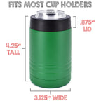 4-in-1 Insulated 12 oz Can Cooler - Blank