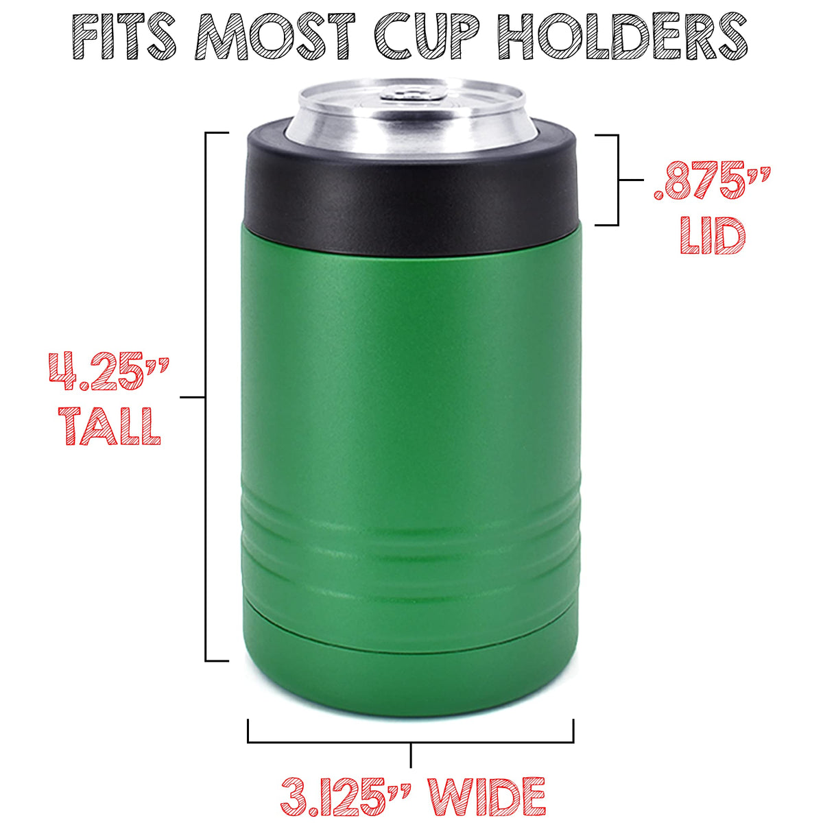 4-in-1 Insulated 12 oz Can Cooler - Blank