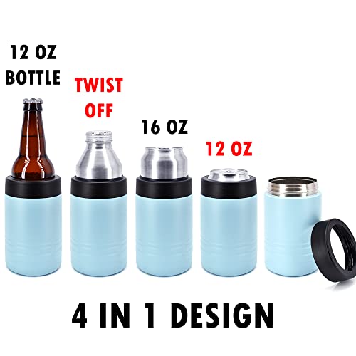 4-in-1 Insulated 12 oz Can Cooler - Blank