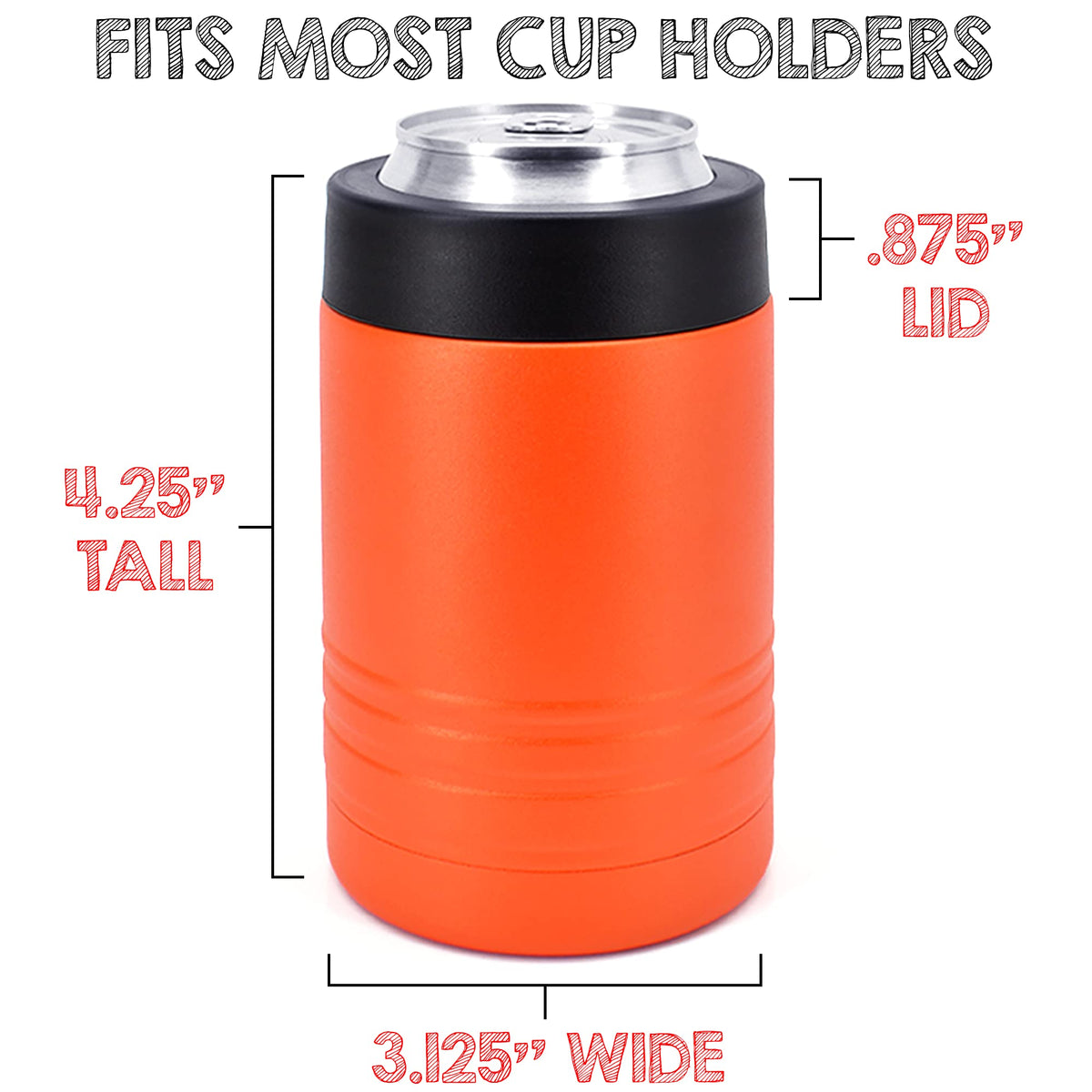 4-in-1 Insulated 12 oz Can Cooler - Blank