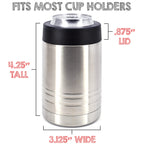 4-in-1 Insulated 12 oz Can Cooler - Blank