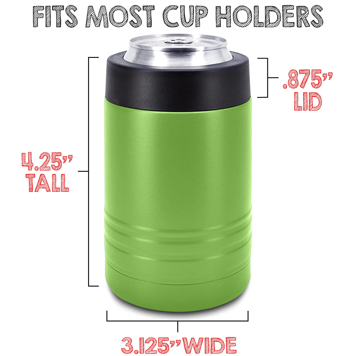 4-in-1 Insulated 12 oz Can Cooler - Blank