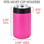 4-in-1 Insulated 12 oz Can Cooler - Blank